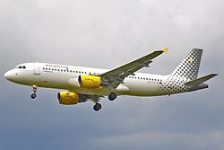 Ein Airbus A320-200 der Vueling