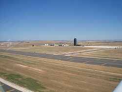 Flughafen Ciudad Real, Blick von Süden