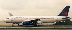 Ein Airbus A320-200 der Airworld