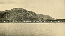Inselhauptort Metlakatla, ca. 1895