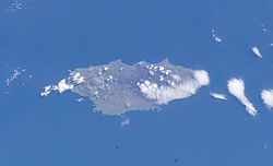 NASA-Bild von Seguam Island