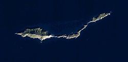 Satellitenbild von Anacapa Island
