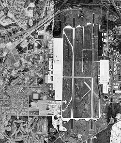 Luftbild der Andrews Air Force Base