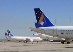 Mehrere Airbus A320 der ehemaligen Ansett Australia