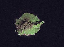 Anziferow-Insel (Landsat-7-Aufnahme)