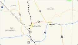 Karte der Arizona State Route 68