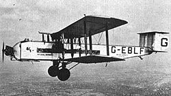 Armstrong Whitworth A.W.154 Argosy Mk I (1926)