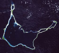 NASA-Bild des Arno-Atolls