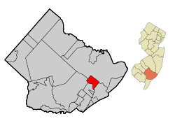 Atlantic County New Jersey Incorporated and Unincorporated areas Absecon Highlighted.svg