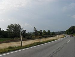 Bauarbeiten an der Autobahn