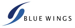 Das Logo der Blue Wings