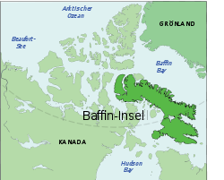 Lage von Baffin-Insel (Qikiqtaaluk)