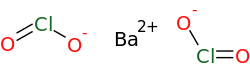 Strukturformel von Bariumchlorit