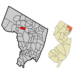 Bergen County New Jersey Incorporated and Unincorporated areas Ho-Ho-Kus Highlighted.svg