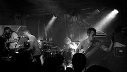 Between the Buried and Me während eines Konzertes in Porto-Rio, 2010.