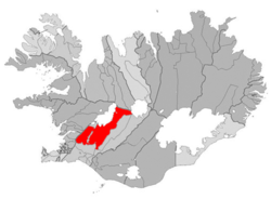 Lage von Gemeinde Bláskógabyggð