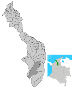 Lage von Santa Rosa del Sur