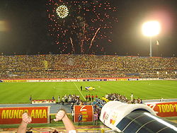 Brasilien gegen Uruguay bei der Copa América 2007