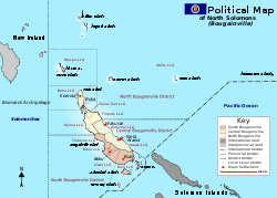 Nuguria-Inseln (Nuguria Islands und Mallum Islands auf der Karte)