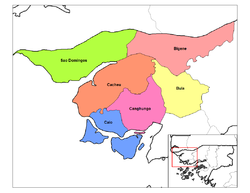Administrative Untergliederung von Cacheu