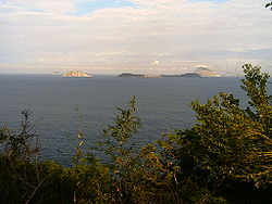 Cagarras-Inseln, gesehen vom Dois Irmãos