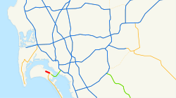 Karte der California State Route 282