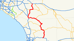 Karte der California State Route 79