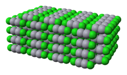 Struktur von Quecksilber(I)-chlorid