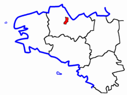 Lage des Kantons Chatelaudren