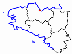 Lage des Kantons Plérin
