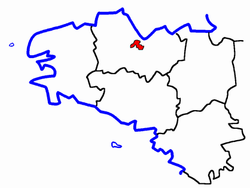 Lage des Kantons Ploufragan