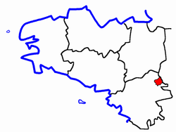 Lage des Kantons Saint-Julien-de-Vouvantes