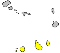 Karte von Ilhas de Sotavento