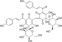 Struktur von Carthamin
