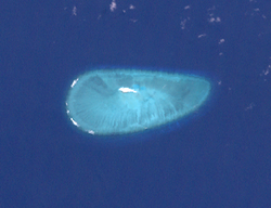 NASA-Bild von Cartier Island