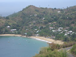 Castara, Tobago, Blick von Westen (2008)