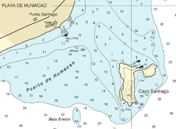 Nautische Karte von Cayo Santiago