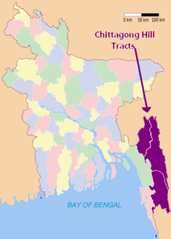 The Chittagong Hill Tracts in Bangladesh
