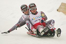 Thomas Knauder (hinten) mit seinem Bruder Christoph bei den Österreichischen Meisterschaften 2010