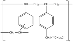 Struktur von Colestyramin