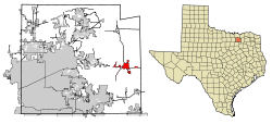 Collin County Texas Incorporated Areas Farmersville highlighted.svg