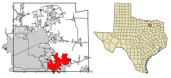 Collin County Texas Incorporated Areas Wylie highlighted.svg