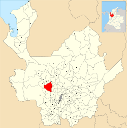 Lage von Santa Fe de Antioquia