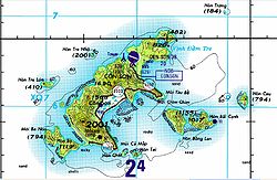 Karte der Inselgruppe (1972)
