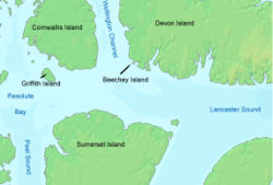 Die Gegend um Beechey Island