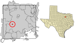 Dallas County Texas Incorporated Areas Cockrell Hill highighted.svg