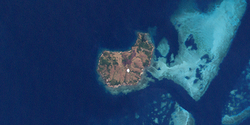 Landsat-Bild der Insel