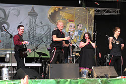 Auftritt auf dem Global East Rock Festival 2010