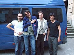 Die Sterne im Mai 2006 (v.l.n.r.: Thomas Wenzel, Frank Spilker, Richard von der Schulenburg, Christoph Leich)