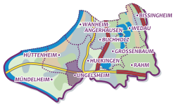 Karte von Ungelsheim